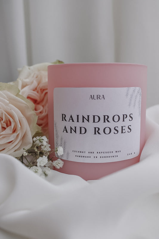 Mirisna svijeća “Raindrops and roses”
